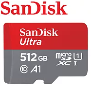 代理商公司貨 SanDisk 512GB 120MB/s Ultra microSDXC U1 A1 記憶卡