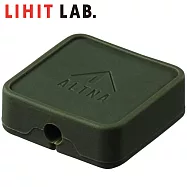 LIHIT LAB A-7758電線整理磁鐵-附鐵片 橄欖綠色