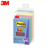 (2入1包) 3M POST-IT 利貼狠黏便條紙 4色 7.6x5cm MC-3
