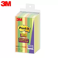 (2入1包) 3M POST-IT 利貼狠黏標籤紙 4色 7.6x2.5cm MC-6