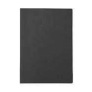 [MUJI無印良品]上質紙易開筆記本(橫線)/80張.B6.黑