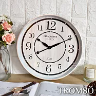 TROMSO紐約時代靜音時鐘-格調木紋