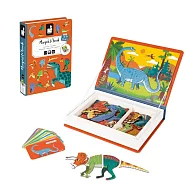 【法國Janod】磁鐵遊戲書- 恐龍世界