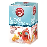 德國《TEEKANNE》草莓香橙水果茶 Cool Sensations Strawberry Orange (2.5g*18入/盒)