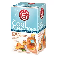 德國《TEEKANNE》蜜桃百香果茶 Cool Sensations Peach-Passion Fruit (2.5g*18入/盒)