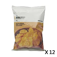 [MUJI無印良品]無選別蔬菜片 原味番薯脆片/箱購/12入