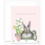 【 Dear Hancock 】Bunny Arranging Stargazers 感謝卡 #美國進口 #gc_407