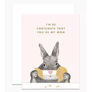 【 Dear Hancock 】Fortunate Mom Bunny 母親節卡 #美國進口 #gc_501
