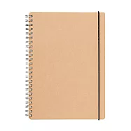 [MUJI無印良品]上質紙雙環筆記本(點狀方格)/附帶.70張.A5