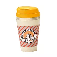 SETO CRAFT 咖啡杯 拉鍊收納包 黃色