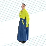 【PIOGGIA】專利斜開杜邦雨衣 4XL 托斯卡尼黃