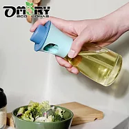【OMORY】按壓式霧化噴油瓶180ML- 北歐藍