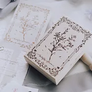 【Meow Illustration】花草系列印章 - The Old Fashioned Way - Y1804