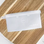 美國ZipBag易包 - 白金矽膠密封袋 | 萬用小小袋(SS) - 霜透白(Clear Frost) | 最懂你需求的矽密袋進化版!