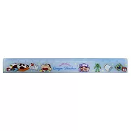 【日本正版授權】蠟筆小新 直尺 17cm 塑膠尺 野原新之助/動感超人/康達姆機器人 - 藍色款