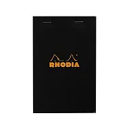 【Rhodia|Basic】N&deg;14上掀式筆記本_11x17cm_5x5方格_80g_80張_ 黑皮