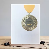 【LOUISE TILER】Dad Medal 父親節卡#GG004