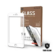 T.G Apple iPhone 7/8 電競霧面9H滿版鋼化玻璃(鋼化膜 玻璃保護貼 玻璃貼)-白