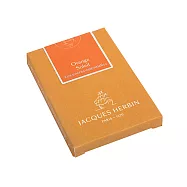 【Jacques Herbin|Essential】七支裝卡式墨水_每支1.35ml_ 日落橘
