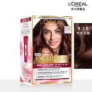 LOREAL Paris 巴黎萊雅 優媚霜三重護髮染髮霜 172g 5.15 巧克力棕