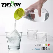 【OMORY】夏日透飲MS企鵝果汁冷水壺1.5L (綠色壺蓋)