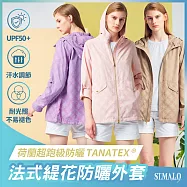 【ST.MALO】荷蘭TANATEX UPF50+超跑溫感防曬外套-2119WJ- 2XL 玫瑰粉