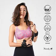 【Heimelig直立棉】無痕無鋼圈輕舒運動環保直立棉竹碳內衣0049 花紅 L 花紅