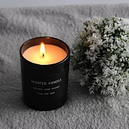 經典黑玻璃杯室內香氛大豆蠟燭 5.5oz (7種香味可選) 春日櫻茶