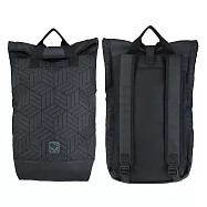 後背包(幾何格紋)-鬼滅之刃A款(炭)