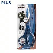 PLUS 鈦好剪限量Fitcut CURVE 30度弧線剪刀(鈦金屬3D凹面不沾膠) 深藍(不對稱)
