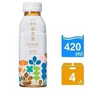 惜惜康普茶-清爽茶香 420ml*4入
