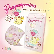 三麗鷗布丁狗成人平面醫用口罩10入