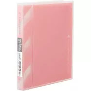 KYOKUTO A5 20孔半透明彩色資料夾 粉紅