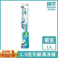 LION日本獅王 細潔無隱角EX牙刷 牙周專護 單入 (顏色隨機出貨)