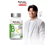 【Richvita利捷維】有酵維生素B群+C錠 60錠