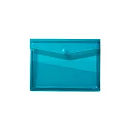 【KING JIM】CHEERS! 霓虹色多用途收納袋 A6 綠色 (CH5360T-GN)