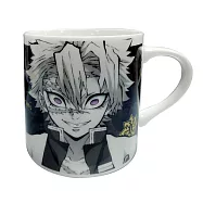 【日本正版授權】鬼滅之刃 抽色系列 陶瓷馬克杯 300ml 日本製 馬克杯/咖啡杯 - 不死川實彌
