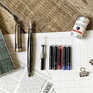 輕復古鋼筆組 筆尖-F 暮光黑