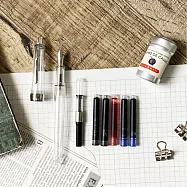 輕復古鋼筆組 筆尖-F 星河銀