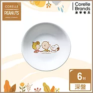 【美國康寧 CORELLE】SNOOPY FRIENDS 6吋深盤