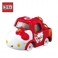 【日本正版授權】Dream TOMICA SP 凱蒂貓 和服系列 Hello Kitty 多美小汽車- 紅色款 和(結)/166696