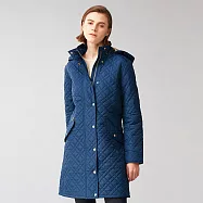 【ST.MALO】石墨烯升溫科技黛妃精品長大衣-2047WJ- L 暮光藍