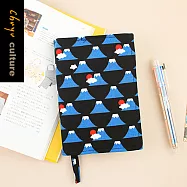 【網路/直營門市限定】珠友 SC-05042 A6/50K可調式書衣/厚度可調節書皮/筆記手帳書套/本子保護套 02富士山