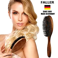【德國FALLER芙樂梳具刷具】德國製原木黑豚鬃美髮梳 防靜電柔順直髮(頭皮油脂平衡 專用)