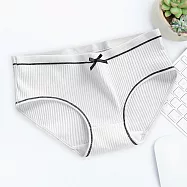 【K’s凱恩絲】日系清新棉柔少女三角內褲 M 白色