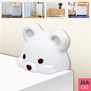 JIAGO 免鑽孔安全傢俱防傾倒器 白色小熊