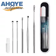 【Ahoye】不鏽鋼挖耳工具套裝 挖耳勺 掏耳勺 耳扒