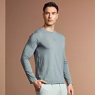 【ST.MALO】諾貝爾纖維石墨烯紅外線蓄暖男上衣-2133MT- L 古典灰