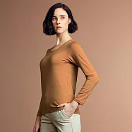 【ST.MALO】諾貝爾石墨烯遠紅外線瞬暖精品女上衣-2157WT- 2XL 琥珀銅棕