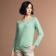 【ST.MALO】諾貝爾石墨烯遠紅外線瞬暖精品女上衣-2157WT- 2XL 薄荷綠